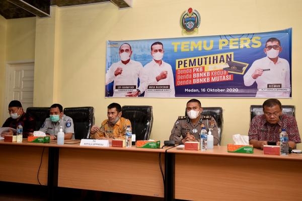 Pemutihan Denda PKB dan BBNKB Mulai 19 Oktober, BPPRD Sumut Siapkan Skema Protokol Kesehatan